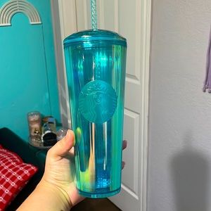 STARBUCKS TEAL DOME TUMBLER